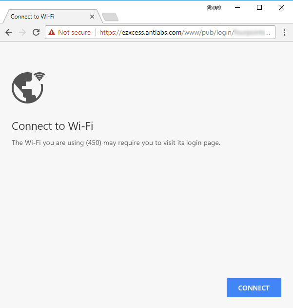 chrome captive portal redirection https